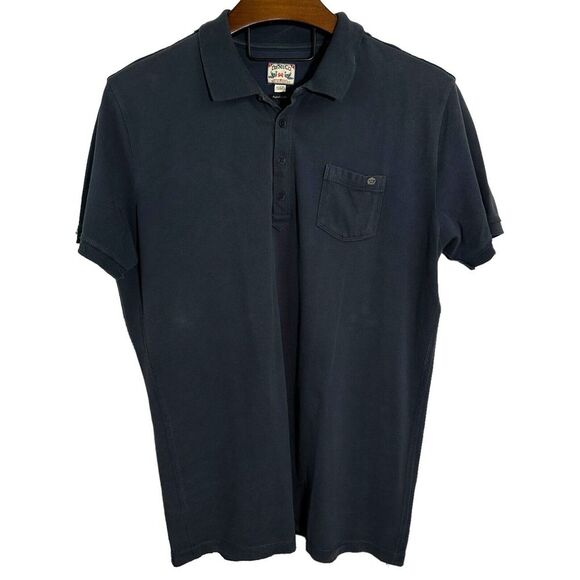 DIESEL Men's Navy Blue Raw Trim Short Sleeve Polo Shirt Regular Fit See Measure - Picture 5 of 13